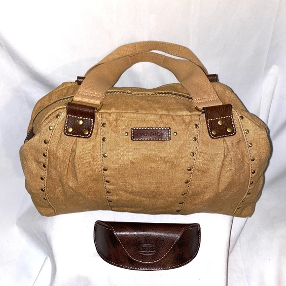 Fossil Shoulder Bag with sunglasses case included - Picture 2 of 10